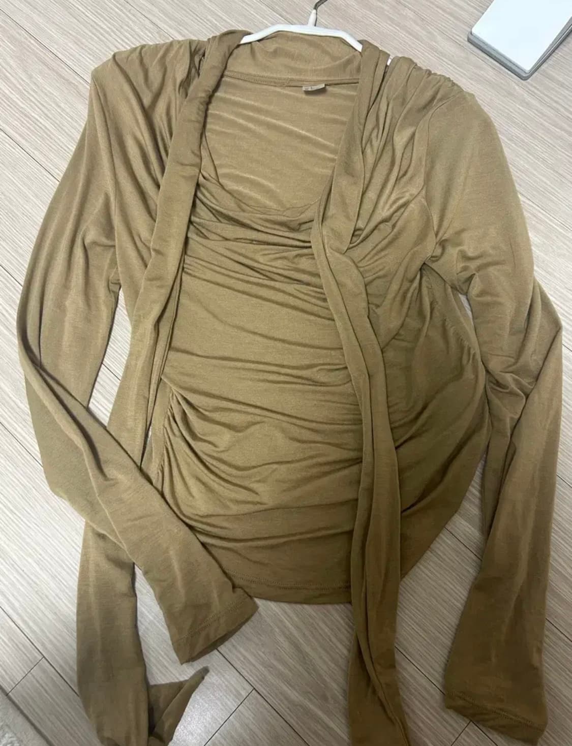 h&m 에이치엔엠 드레이프 스카프 티셔츠 상품이미지6