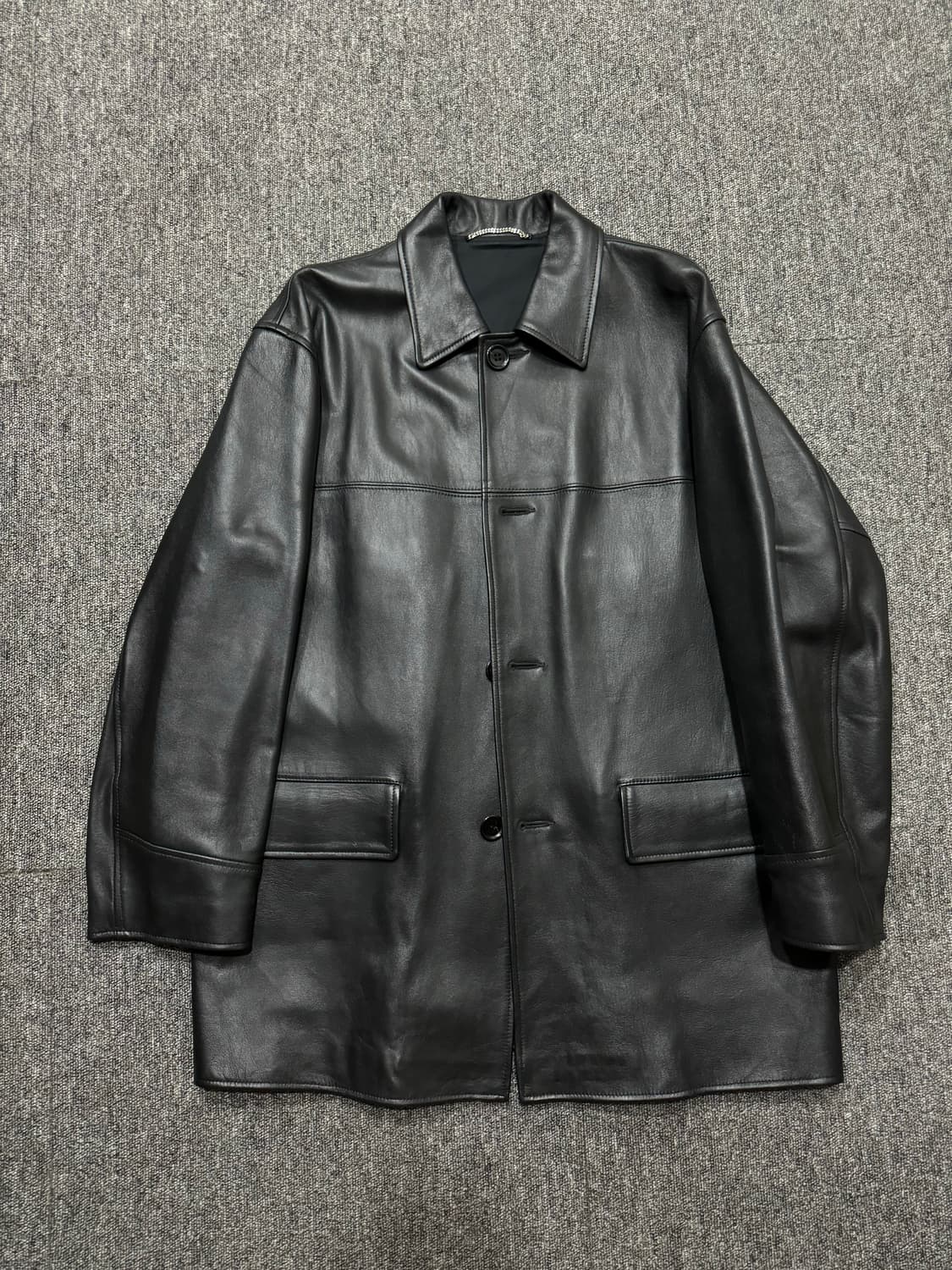 22SS 와코마리아 레더 카코트L 쉽스킨 SHEEP SKIN LEATHR 상품이미지4