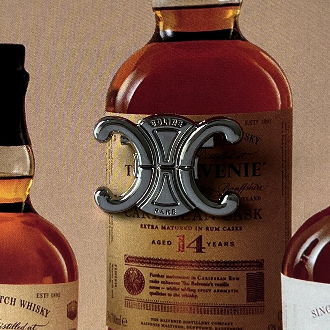 셀린느 트라이엄프 실버 브로치  상품이미지2