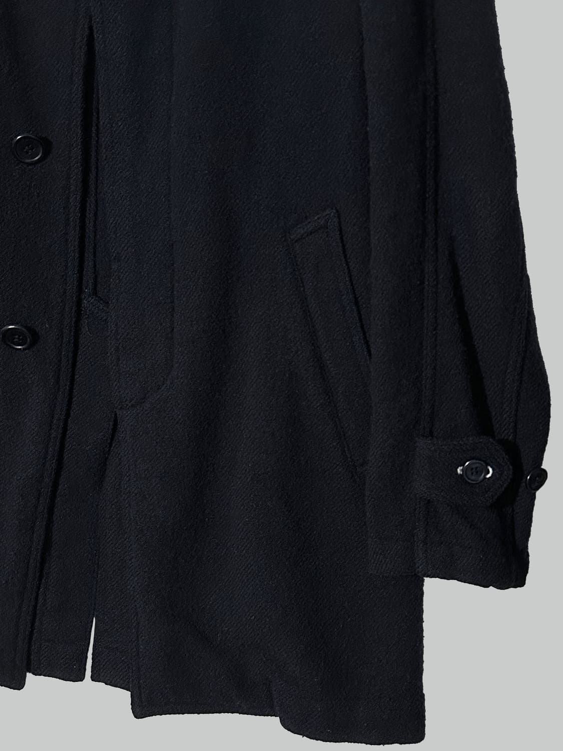 꼼데가르송 옴므 듀스 축융 울 맥코트 다크 네이비 상품이미지3