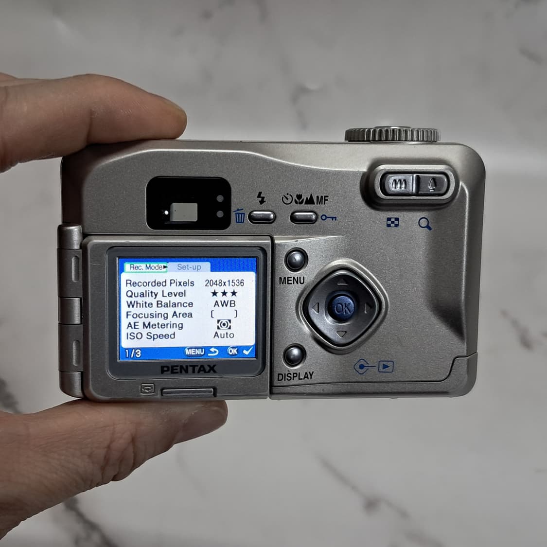 레어템&셀카) 펜탁스 Optio 330GS 빈티지 디카 상품이미지6