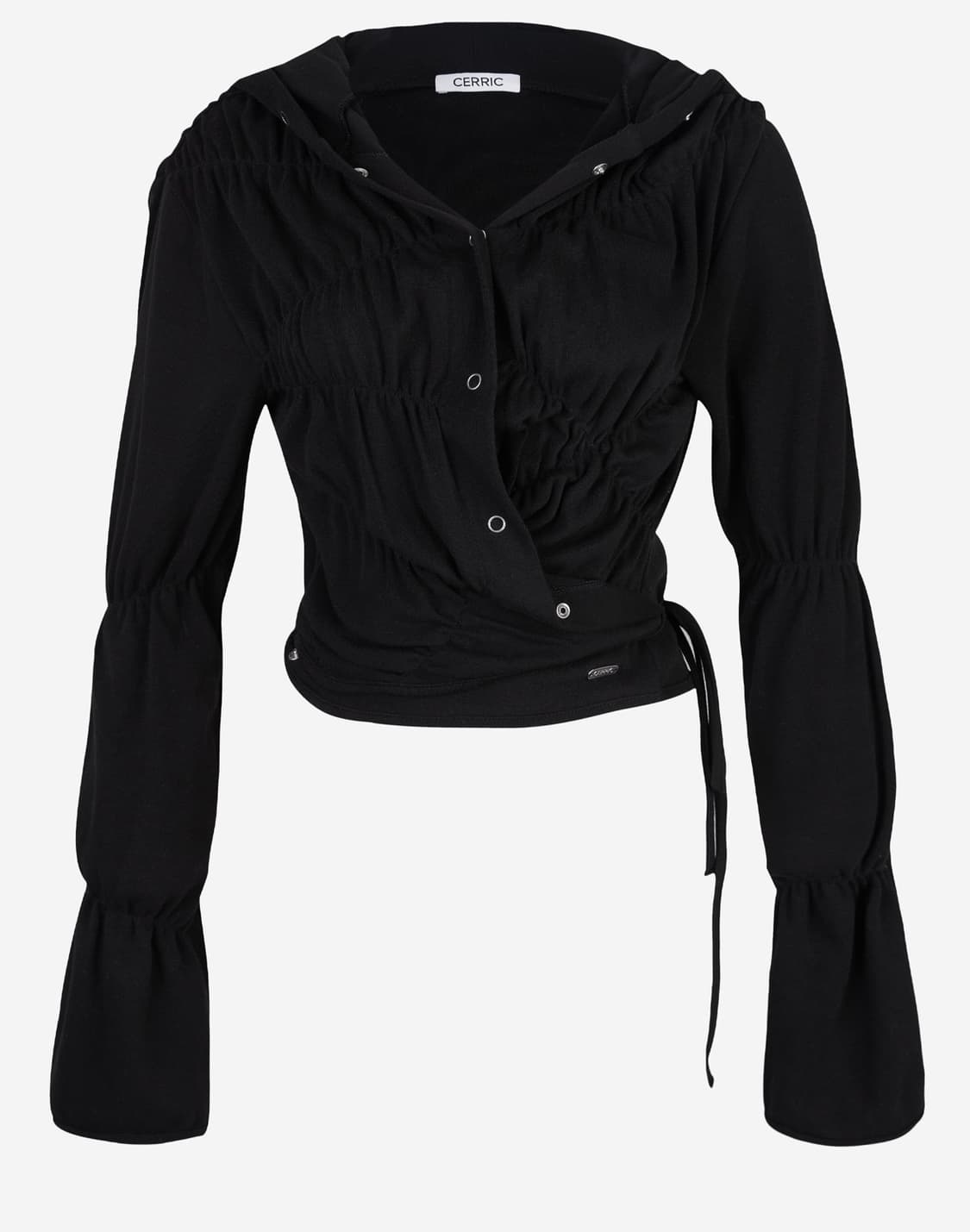 세릭 CERRIC 셔링 랩 후드 상품이미지3