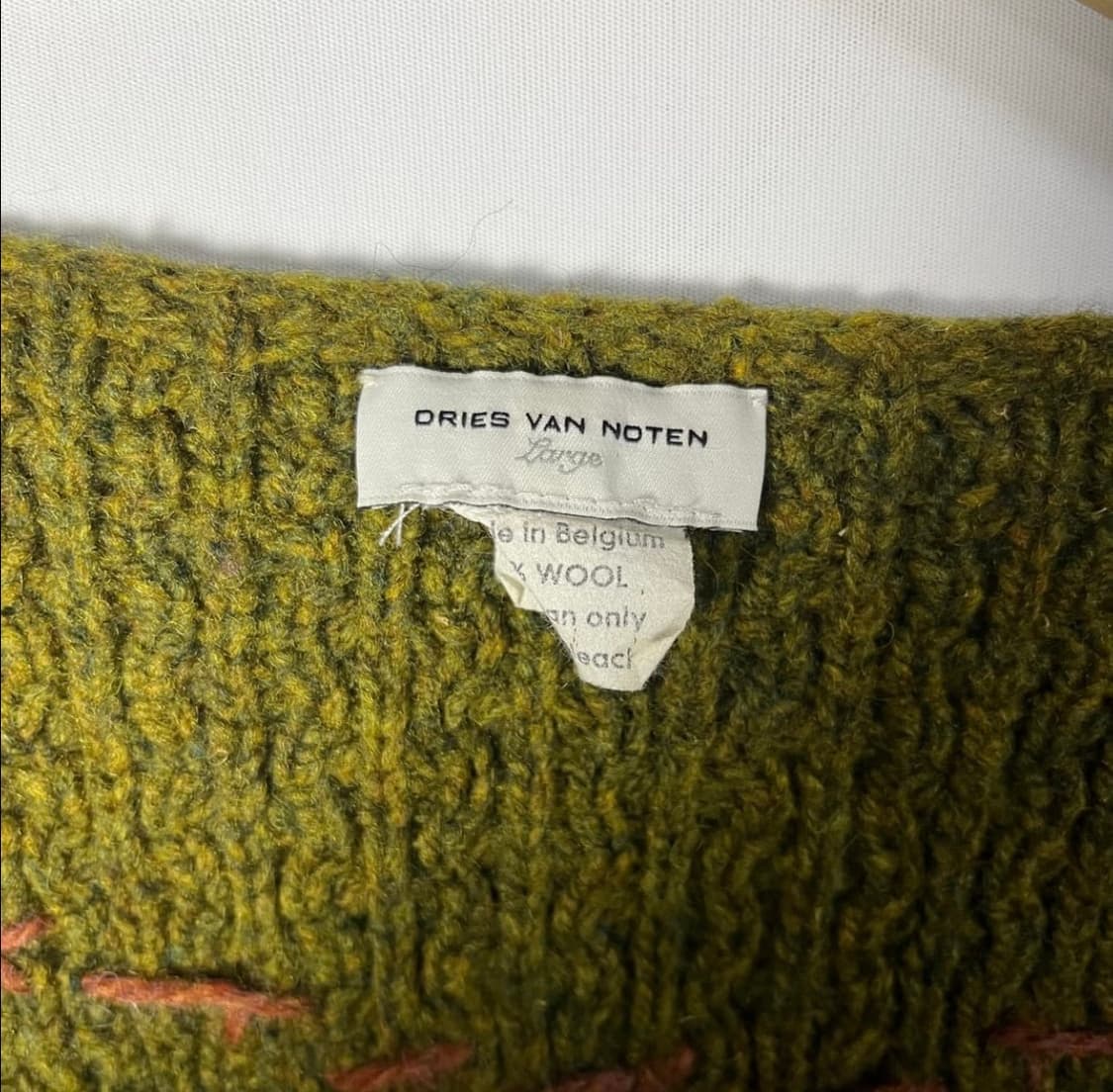 드리스반노튼 아카이브 브이넥 니트 상품이미지2