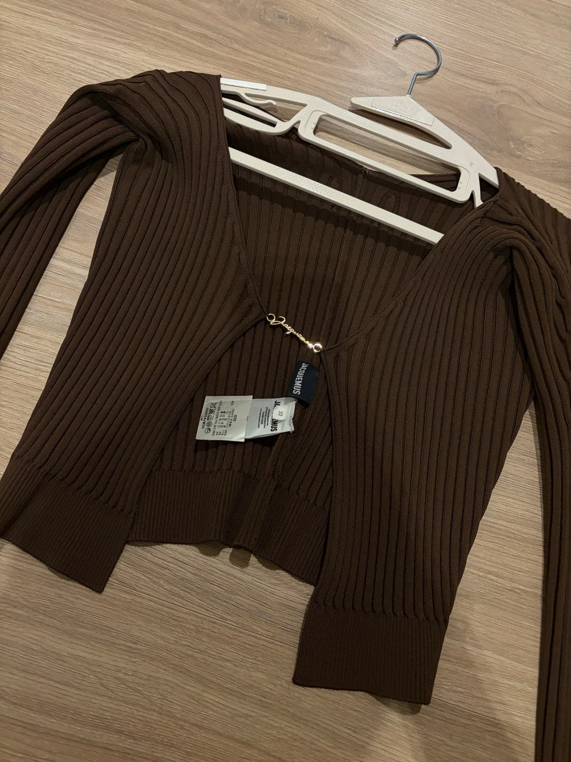 자크뮈스 브라운 롱 슬리브 가디건 32 상품이미지2