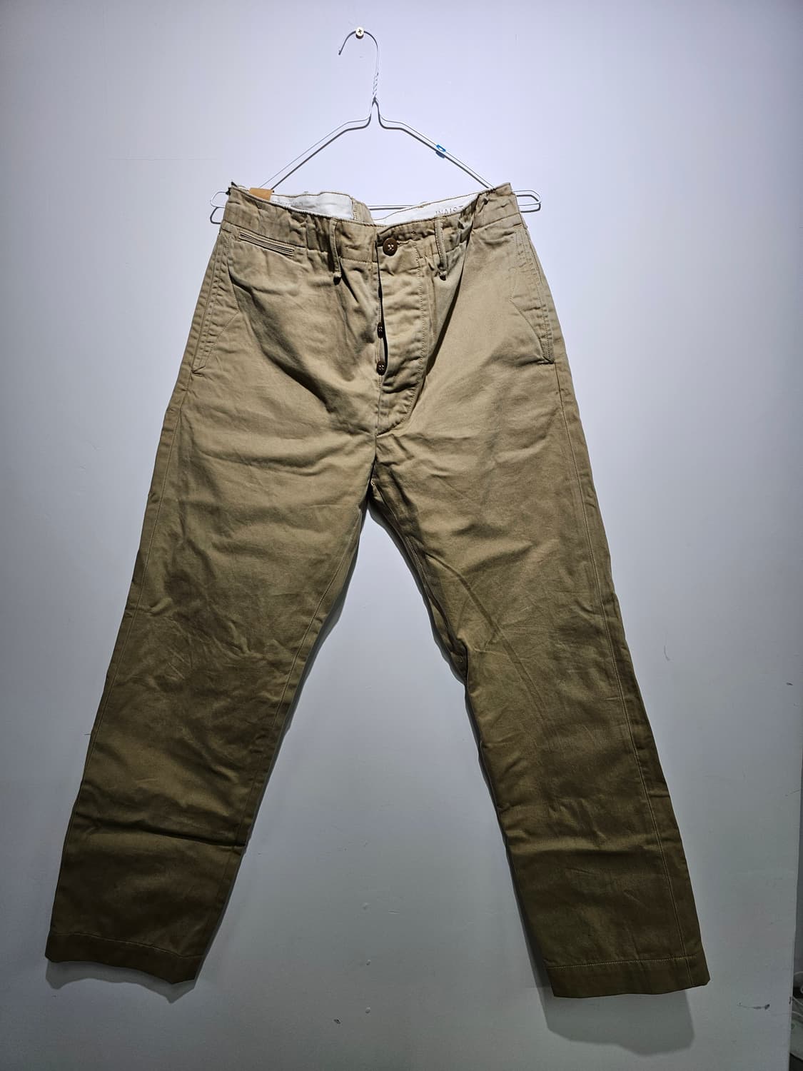 RRL 더블알엘 슬림 오피서 치노 팬츠 새상품 / 34x32 / 밀리터리 상품이미지1