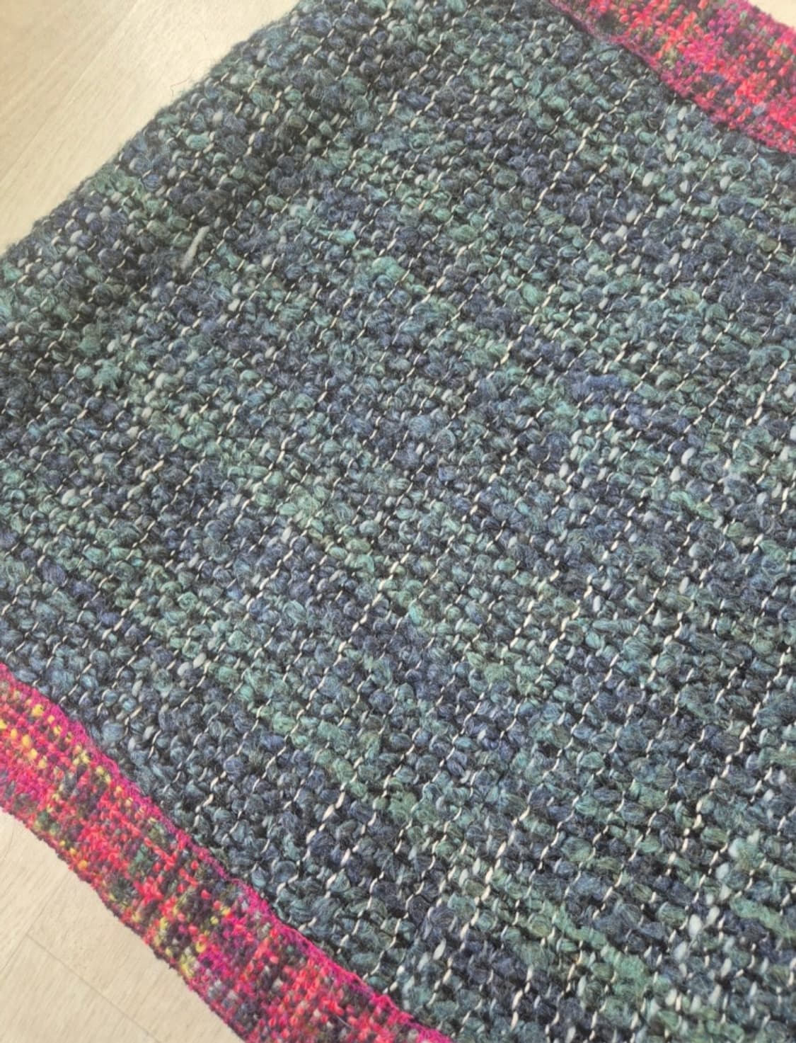 정품 샤넬 샘플 트위드 스커트 울 실크 26 27 55 상품이미지1