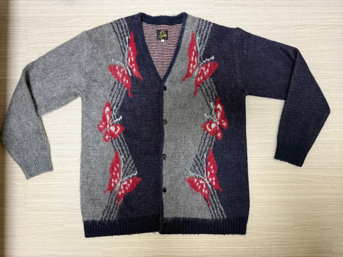 [L] 니들스 모헤어 빠삐용 가디건 그레이 [LQ275] 발렌 꼼데 Xl 상품이미지2