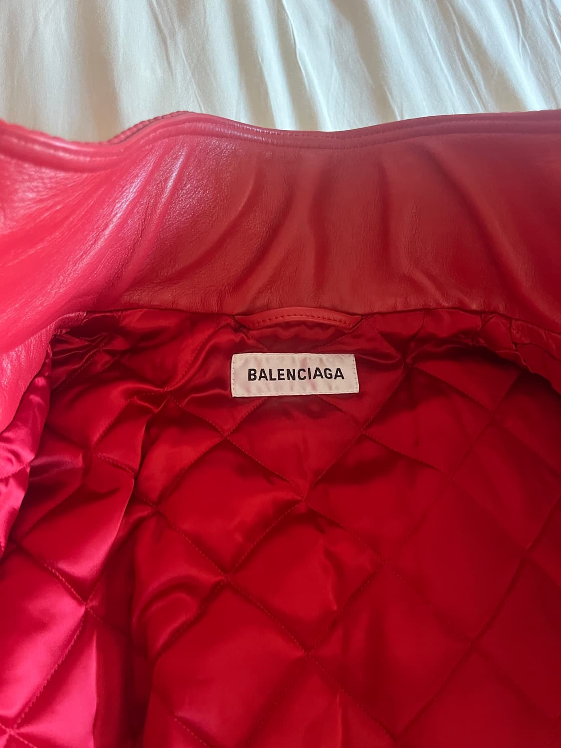 발렌시아가 FW19 BB 로고 biker leather Jacket 상품이미지7