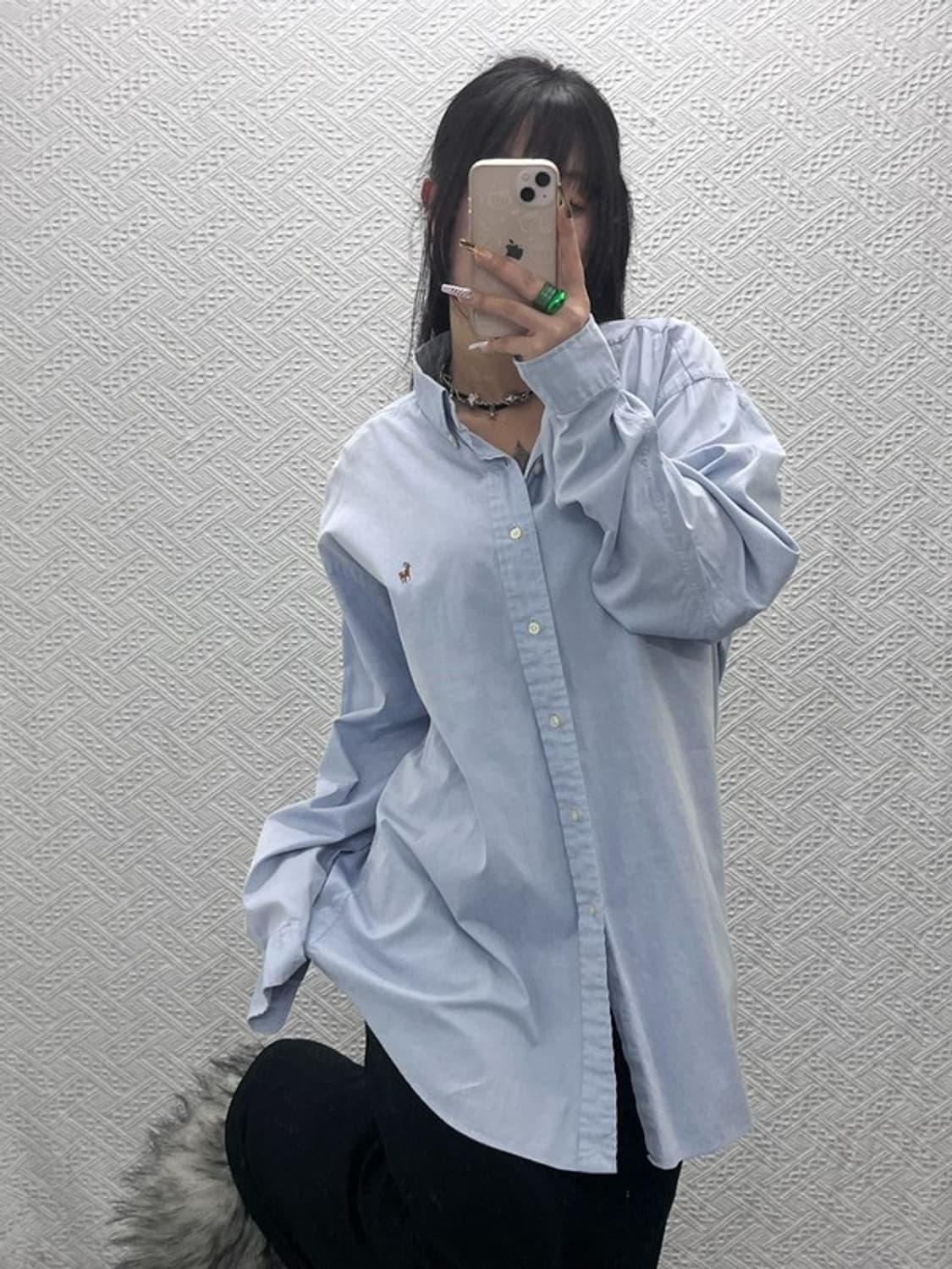 폴로 랄프로렌 YARMOUTH 옥스포드 오버핏 셔츠 110 C08092 상품이미지1