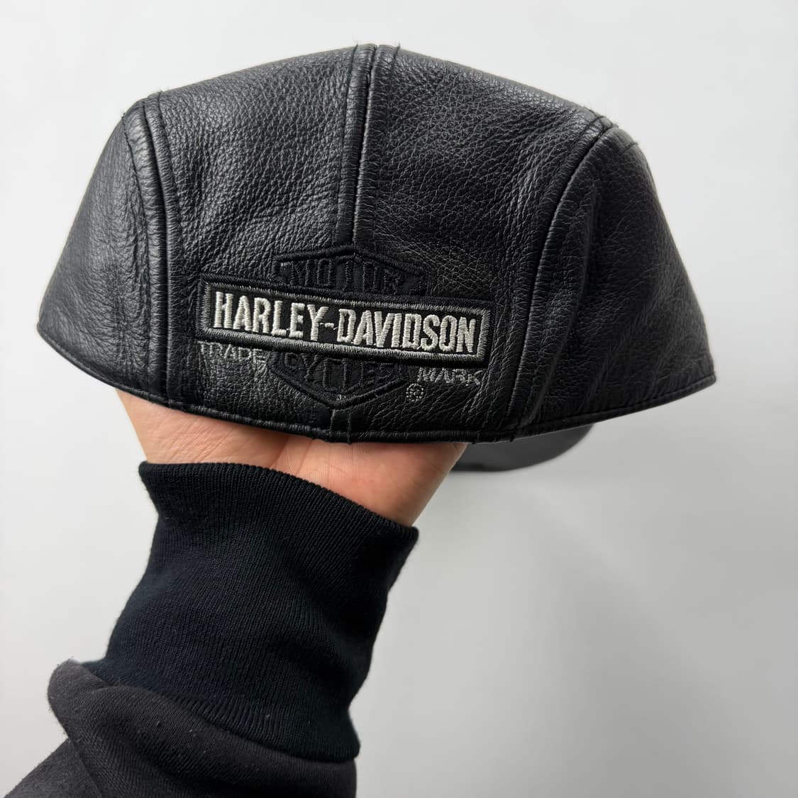 할리데이비슨 소가죽 헌팅캡 상품이미지4