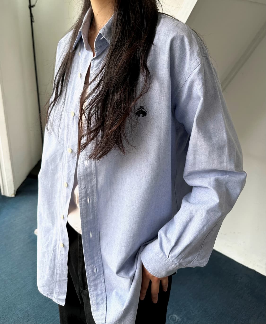 U.S.A. made cotton O/X fabric B/D shirt 상품이미지9