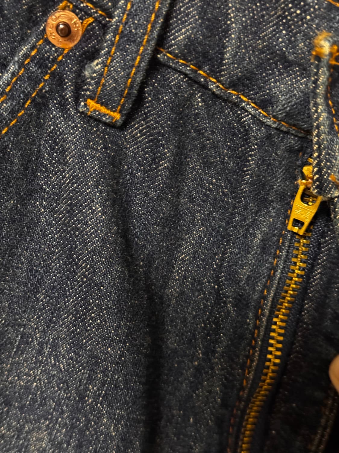 리바이스 607 00s 일본 오렌지탭 데님 팬츠 상품이미지4