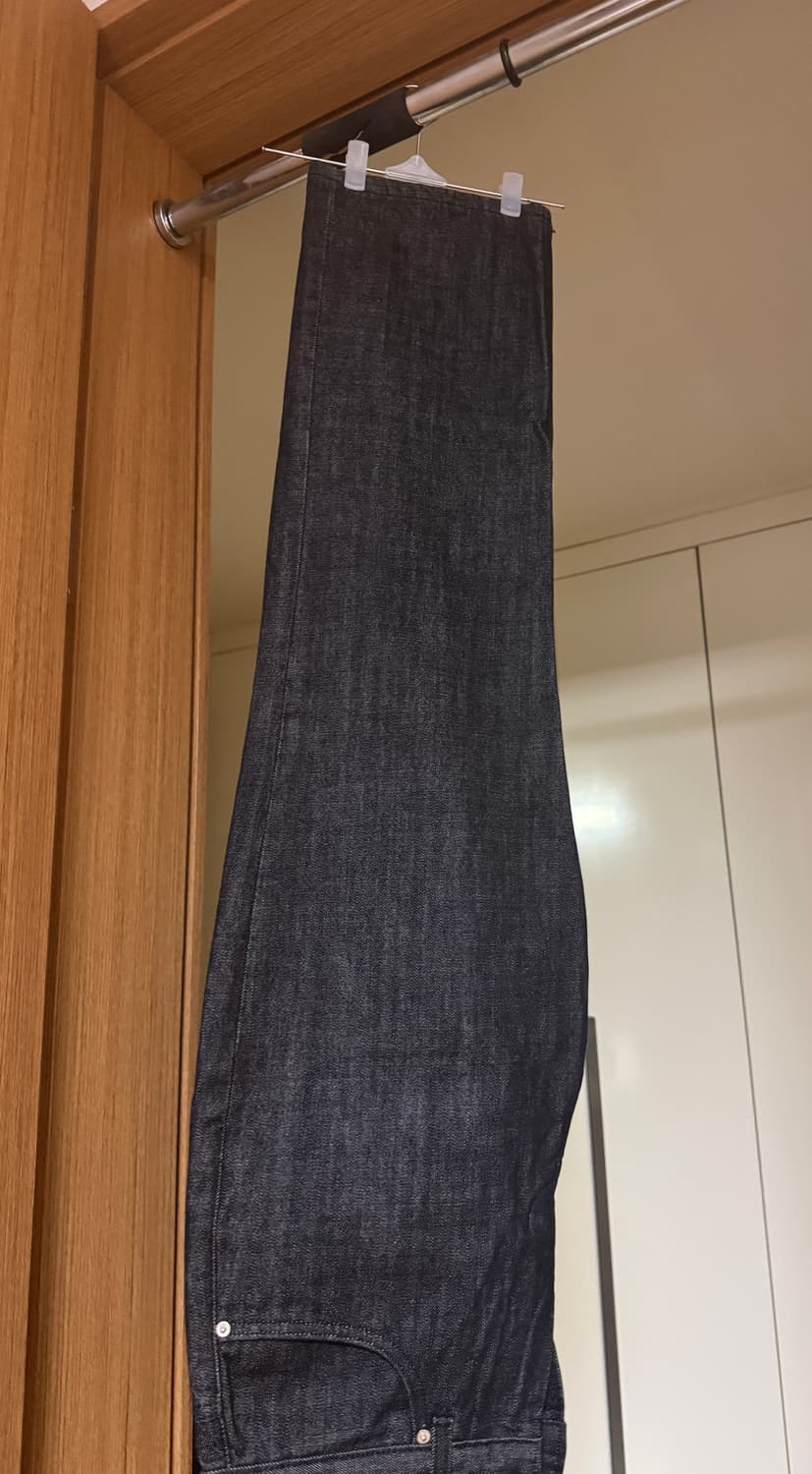 [유스] Straight Denim Pants_ Washed Black 상품이미지3