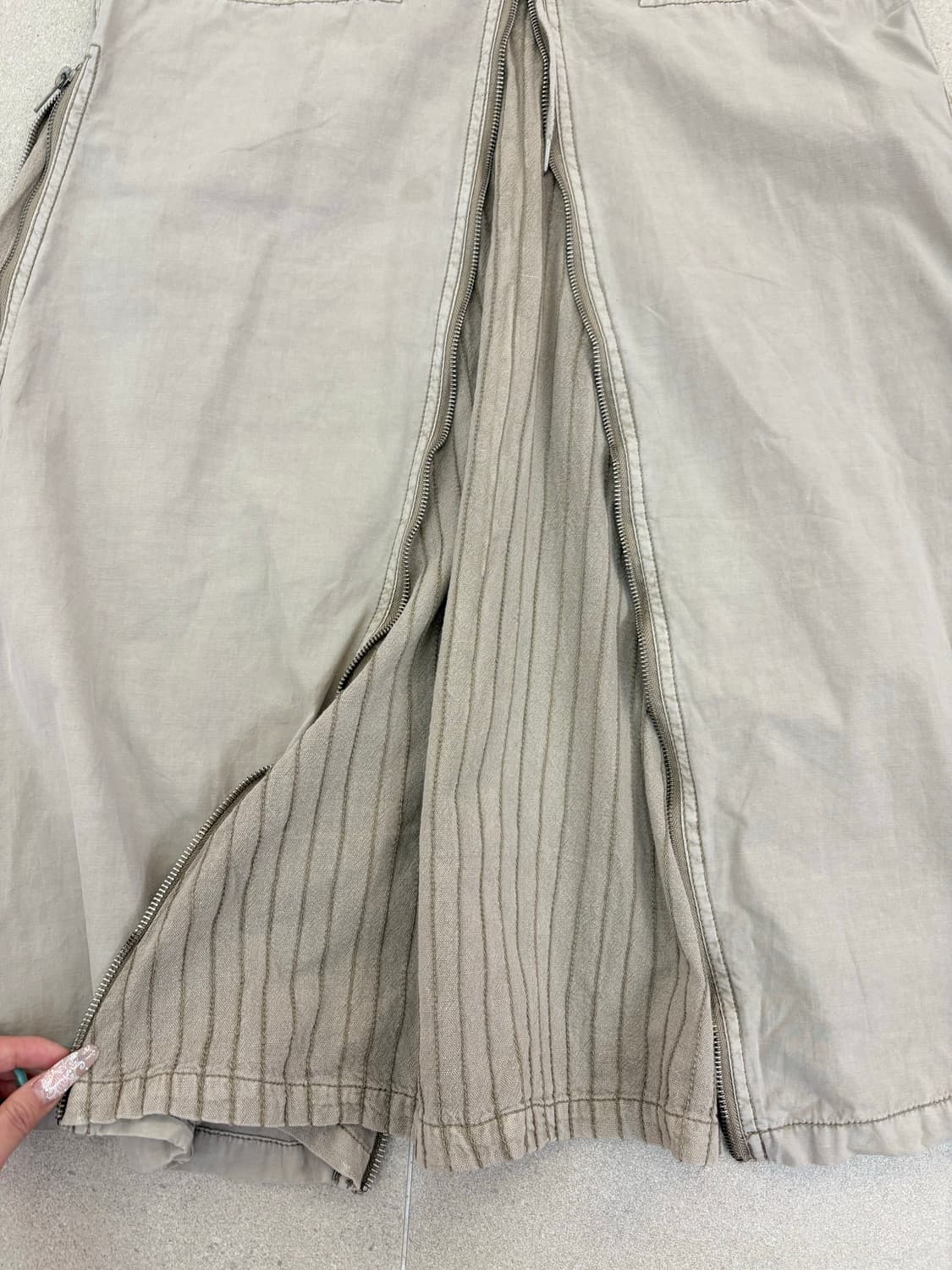 Goa 지퍼 롱 스커트 상품이미지3