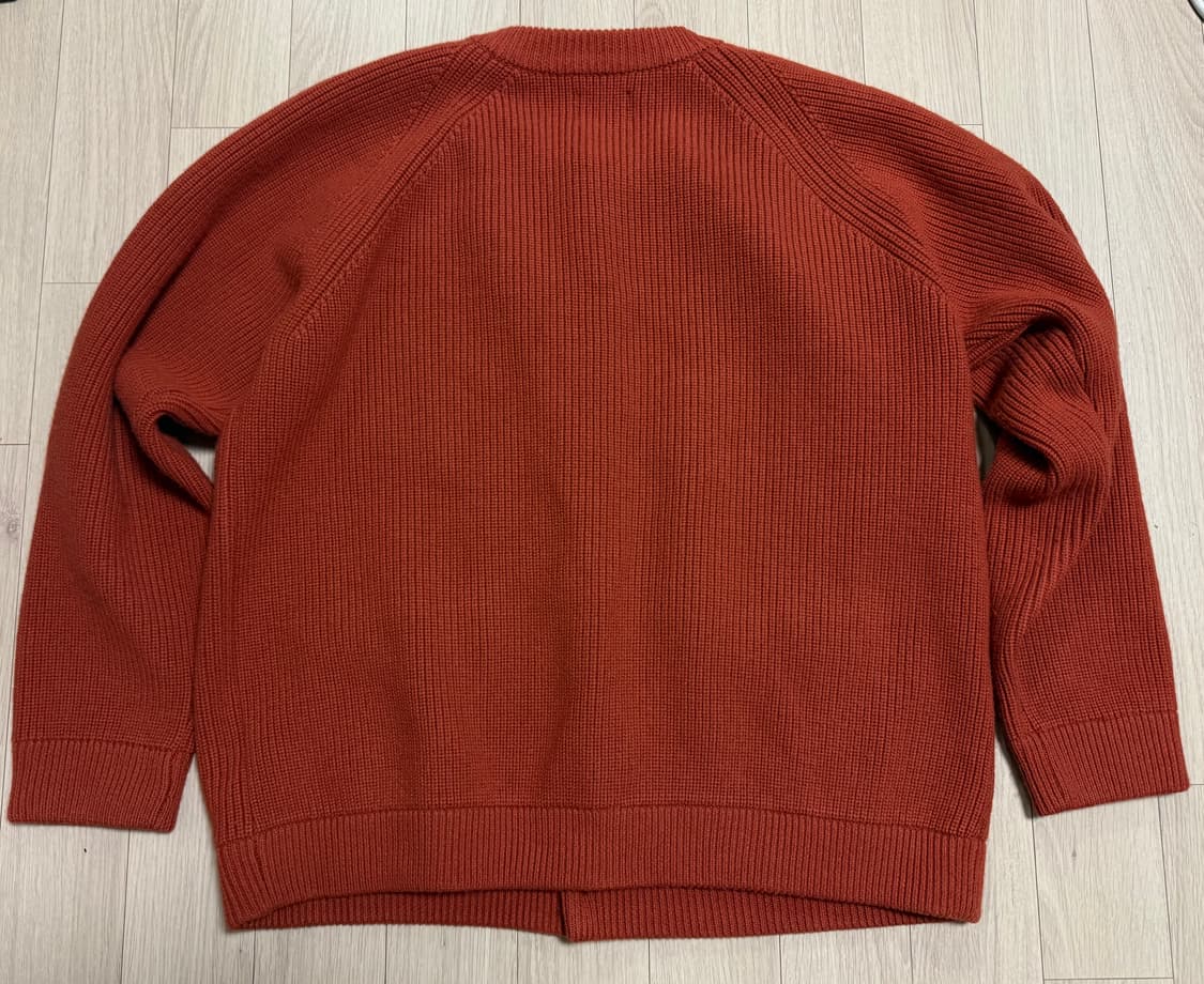 홀리선(Horlisun) 아네트 가디건 러스트 오렌지 L 상품이미지3