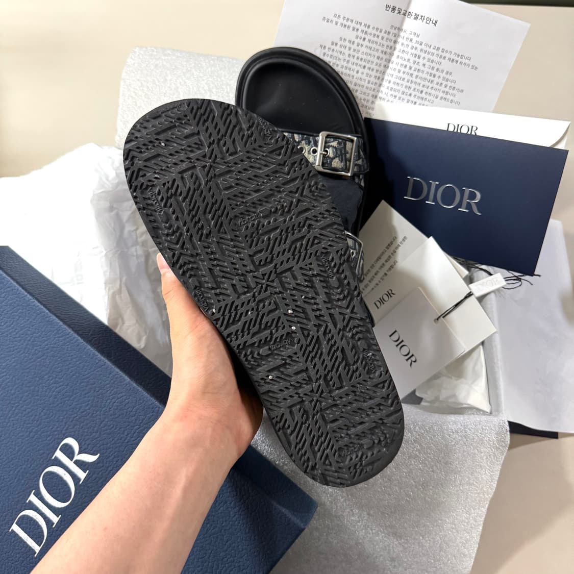 [41/당일출고]디올 오블리크 아쿠아 샌들 / 슬리퍼 상품이미지6