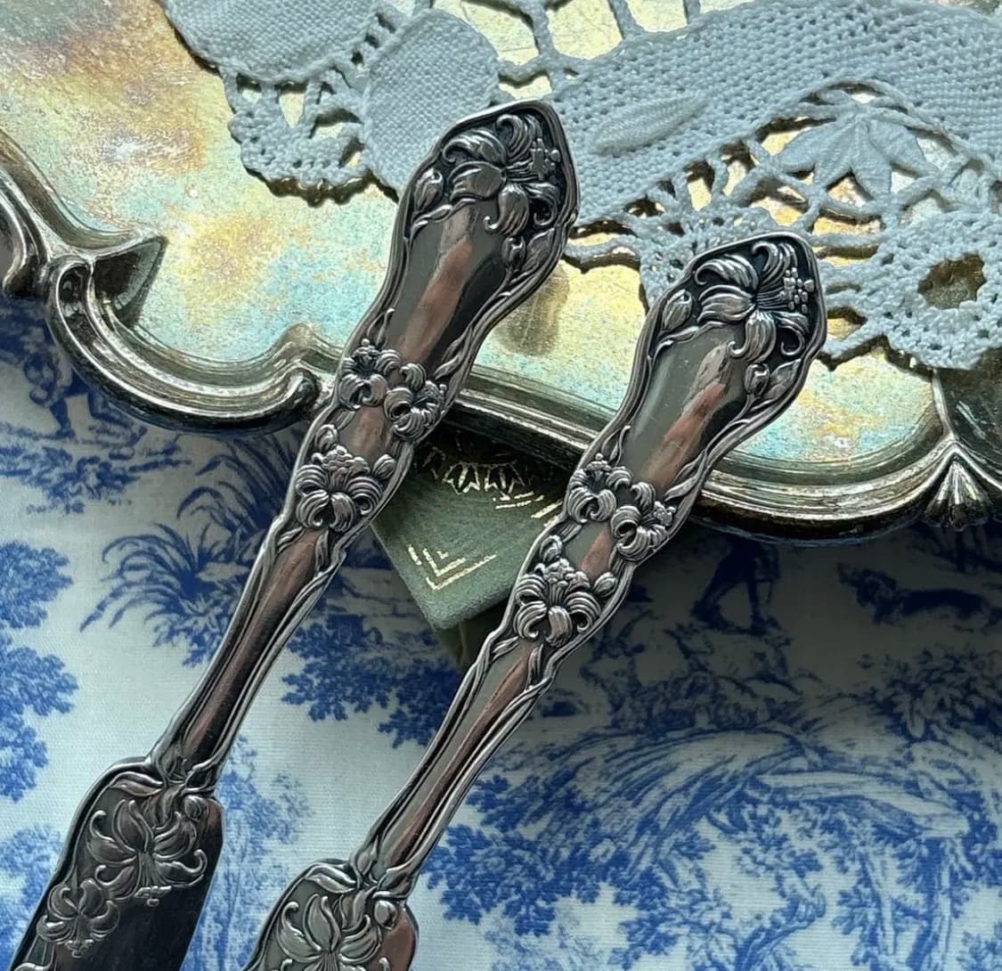 1908 wm. rogers & son 실버플레이트 버터나이프 상품이미지4