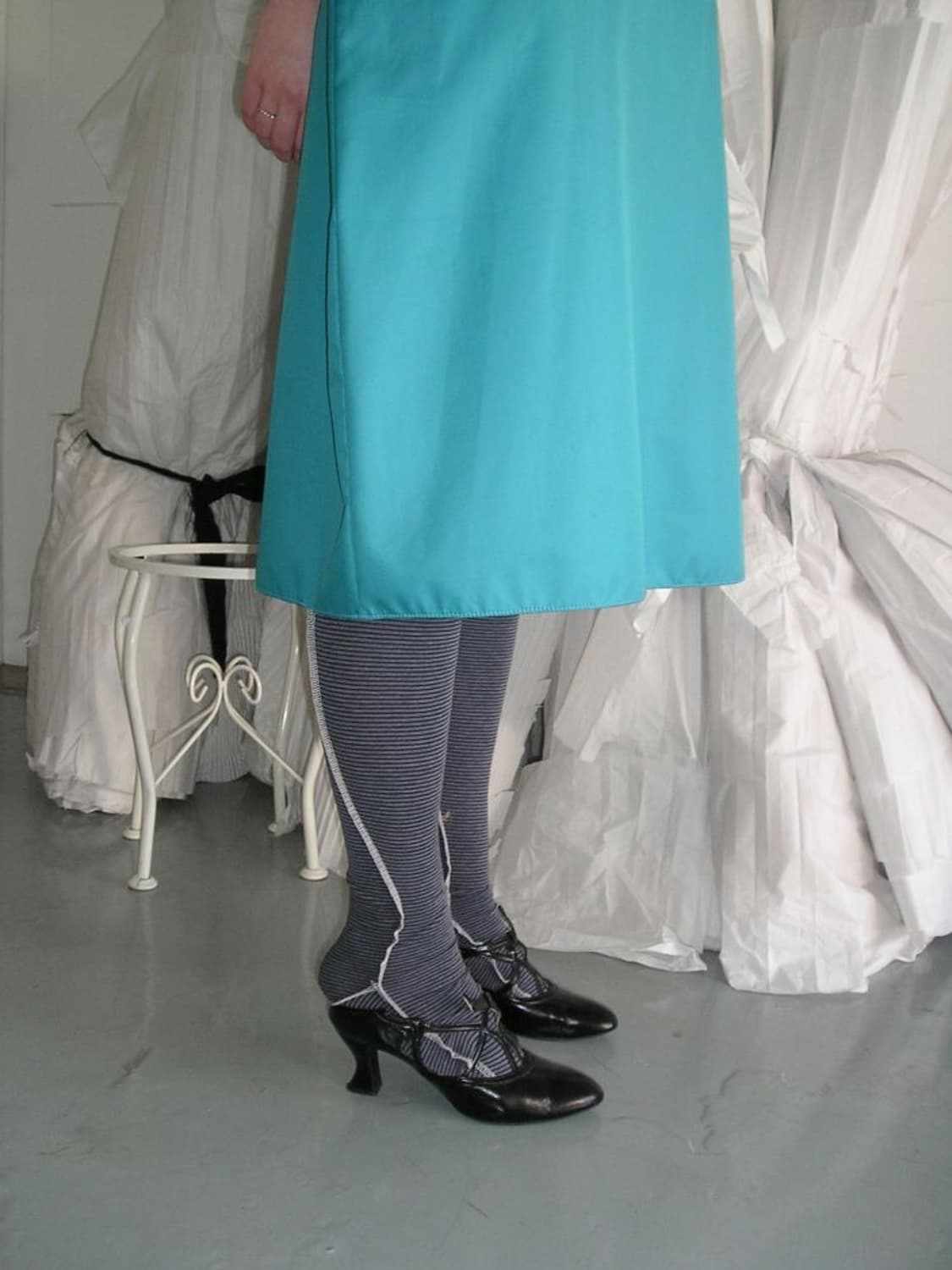 에옹쓰 샤샤 이너 원피스 드레스(딥 블루) eonts SHASHA 상품이미지5