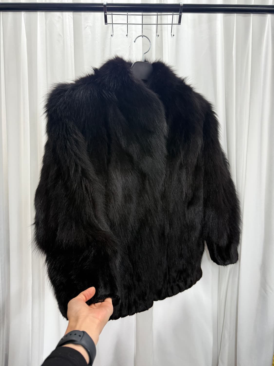 SAGA Fox fur jacket (black) 상품이미지2