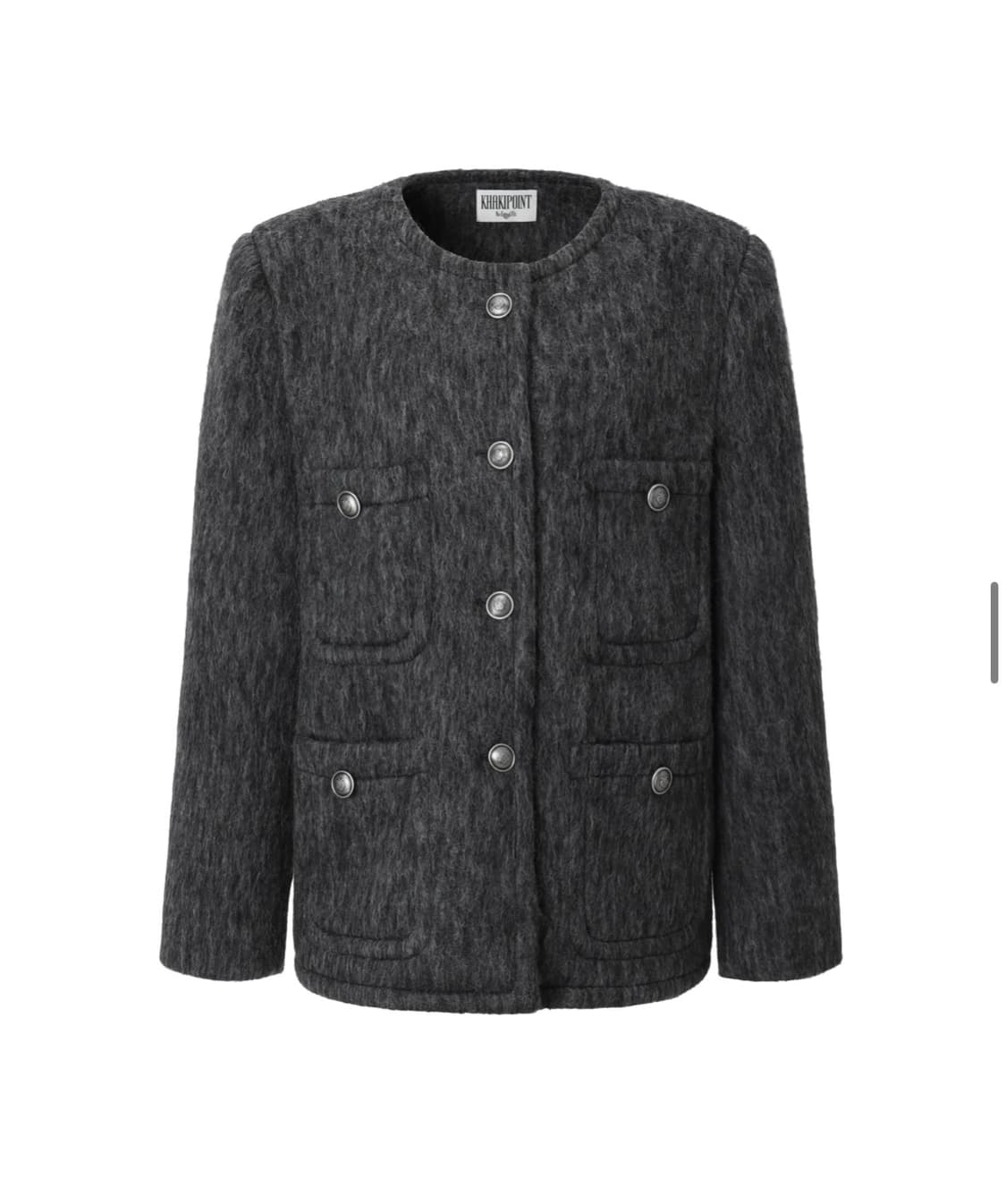 카키포인트 Antique Wool Jacket (charcoal) 상품이미지1