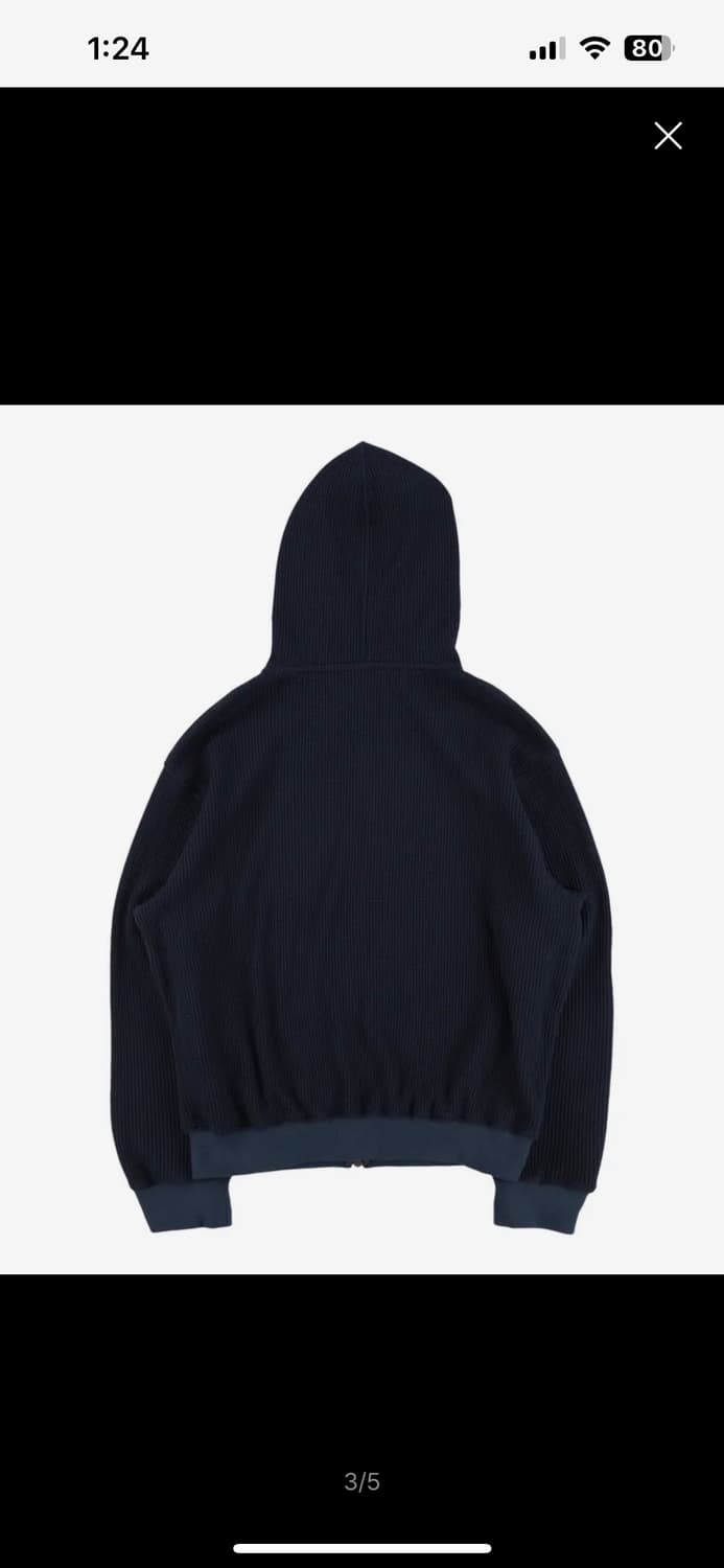 더콜디스트모먼트 와플 후드집업 L 상품이미지2