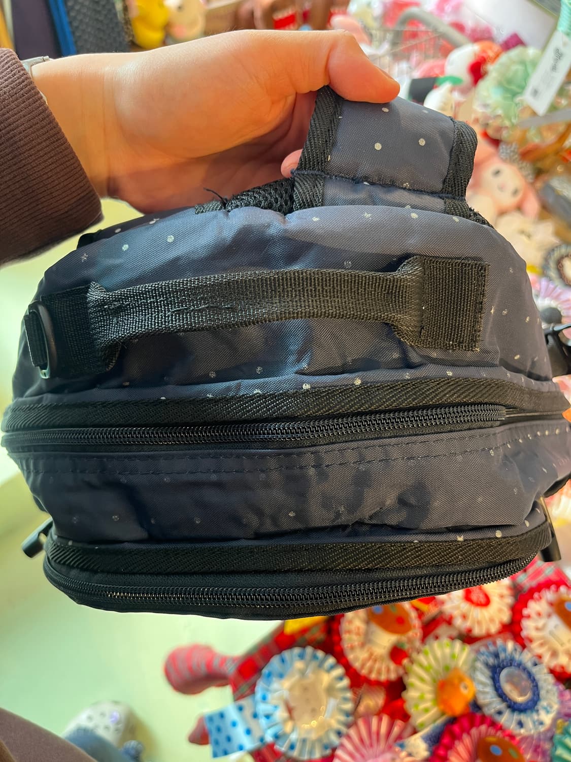 이스트보이 네이비 도트 백팩 🪽 상품이미지9