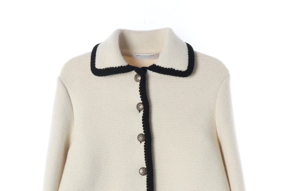 필로소피 디 로렌조 세라피니 배색 울 가디건 88 상품이미지3
