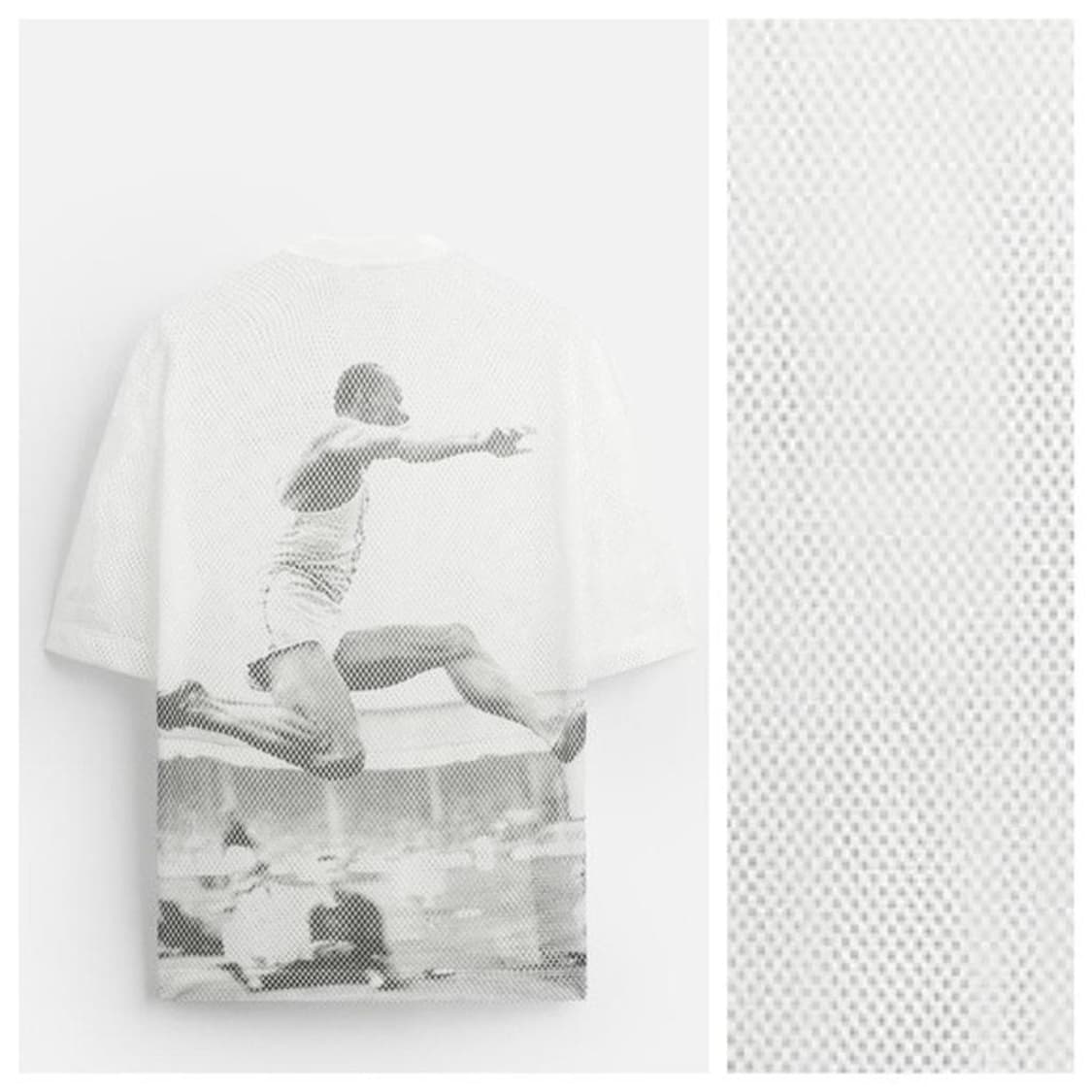 JESSE OWENS 1936 러닝 스포츠웨어 매쉬 시스루 페스티벌티셔츠 상품이미지8