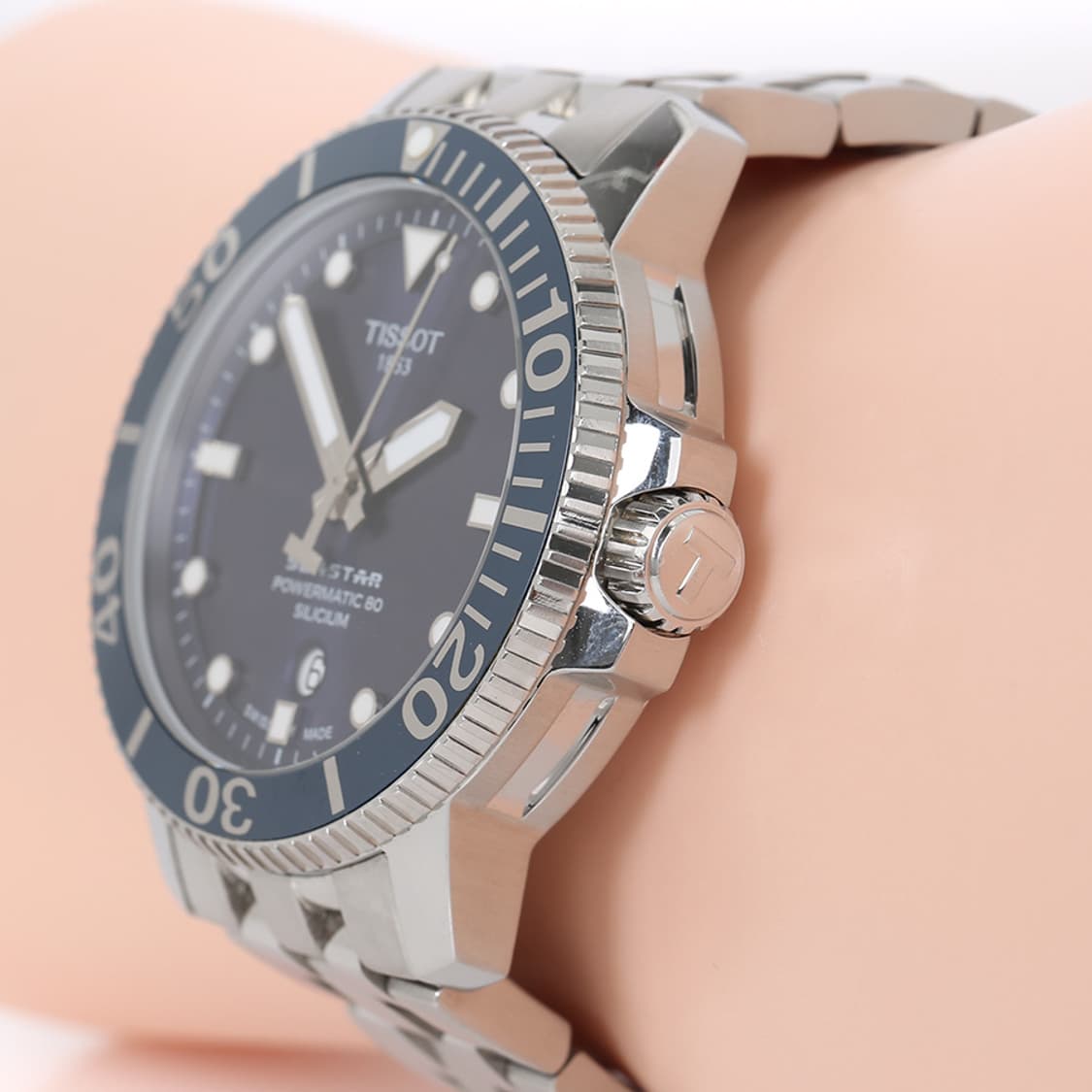 티쏘 씨스타1000 파워매틱80 워치 스틸시계 T120.407.11.04 상품이미지10