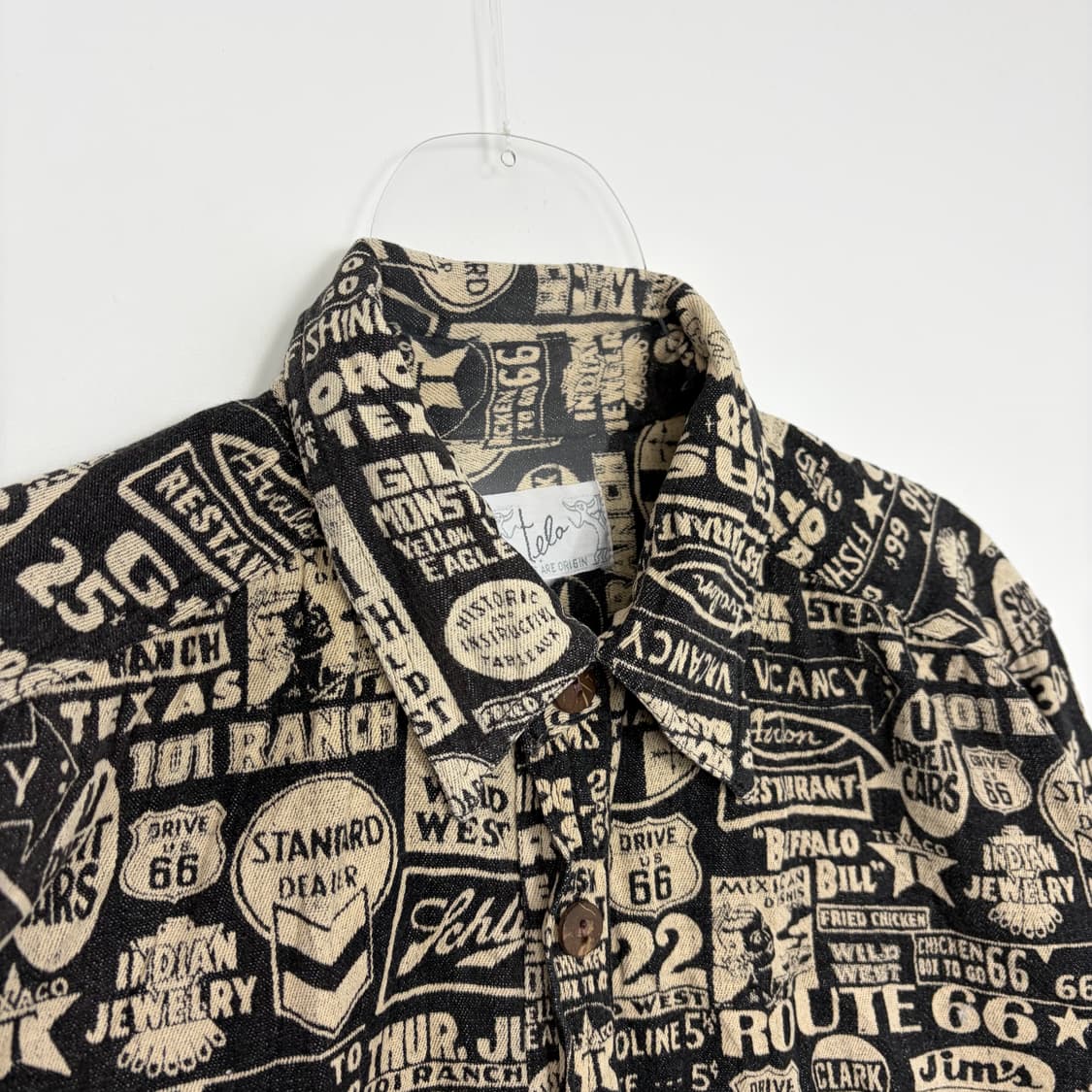 빈티지 패턴 셔츠 상품이미지2