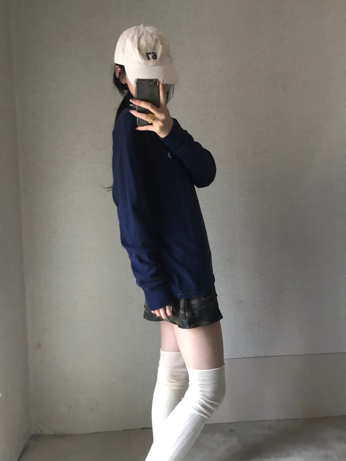 폴로 네이비 와플 롱슬리브 상품이미지4