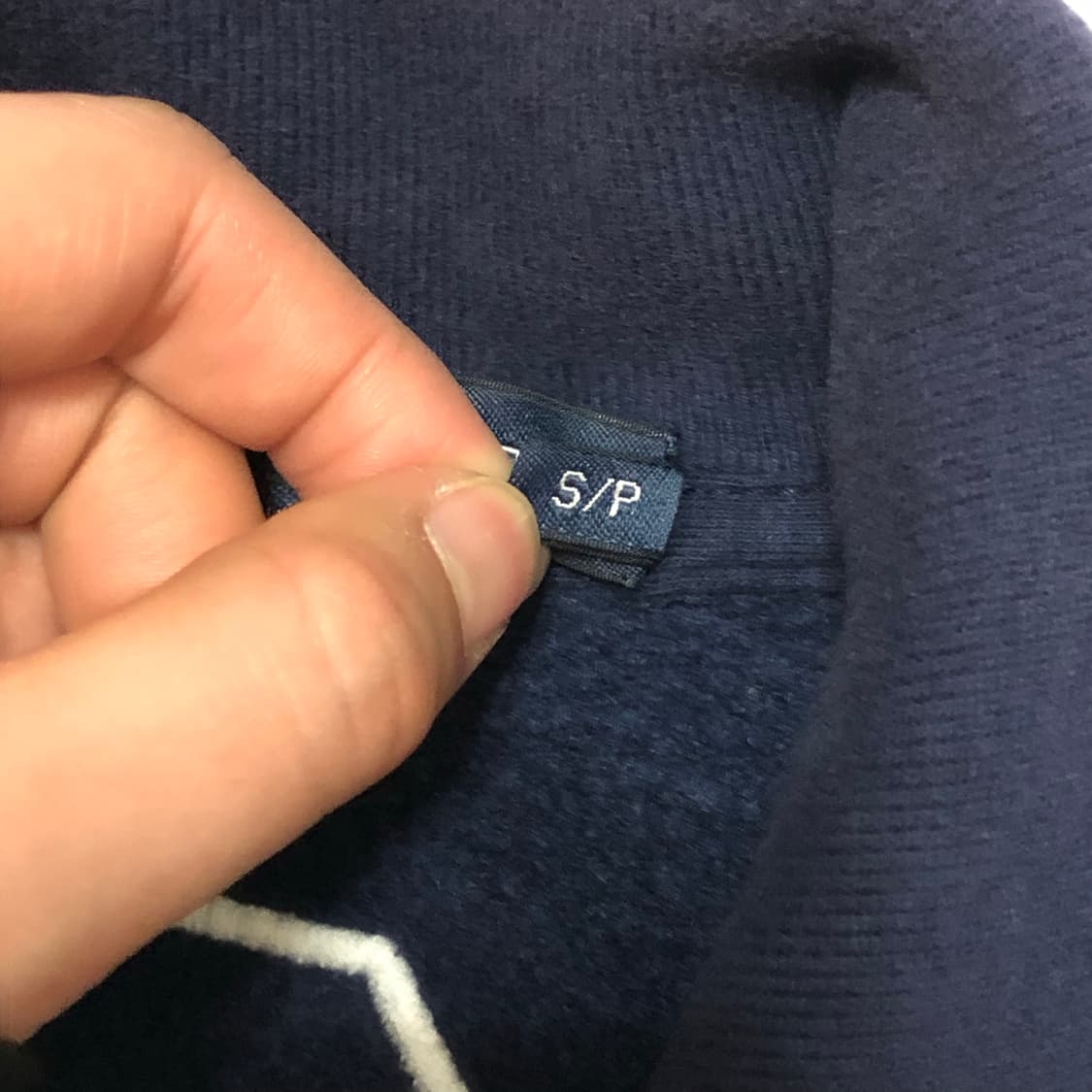 폴로 랄프로렌 빅포니 USA 성조기 네이비 코튼 집업 상품이미지5