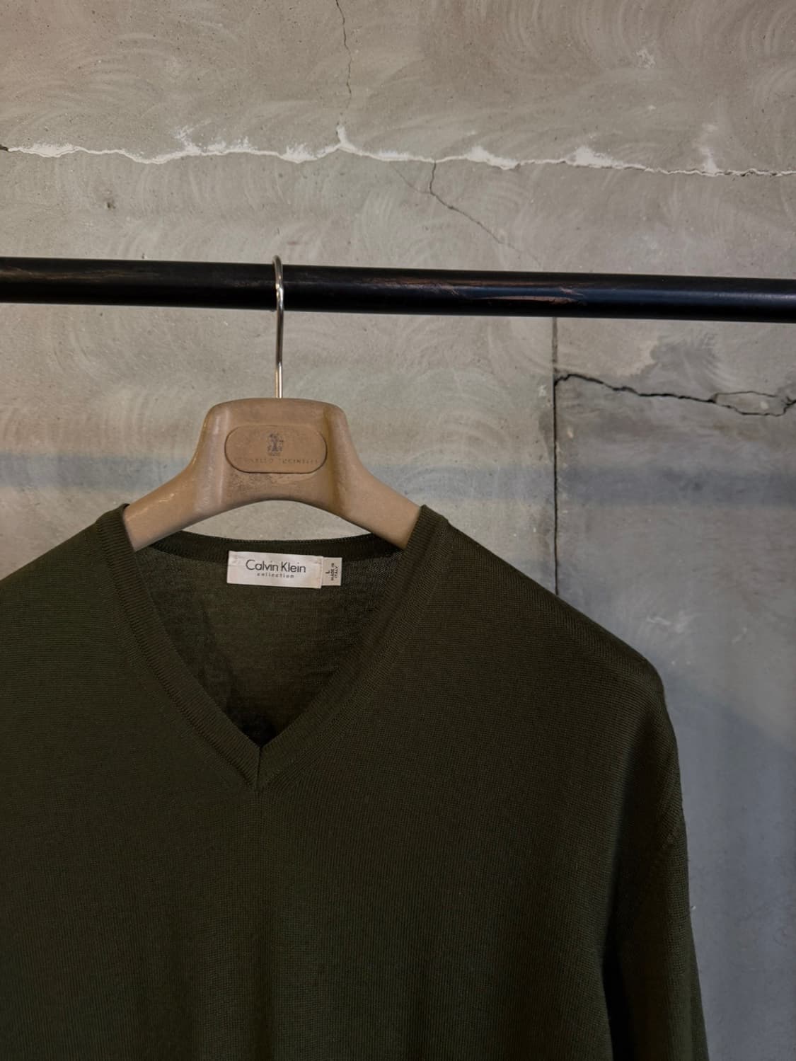 캘빈클라인 브이넥 니트 100 상품이미지4