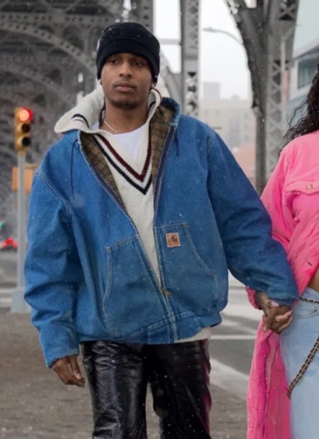 [구매중] 칼하트 j08 데님 후드 xl 상품이미지1