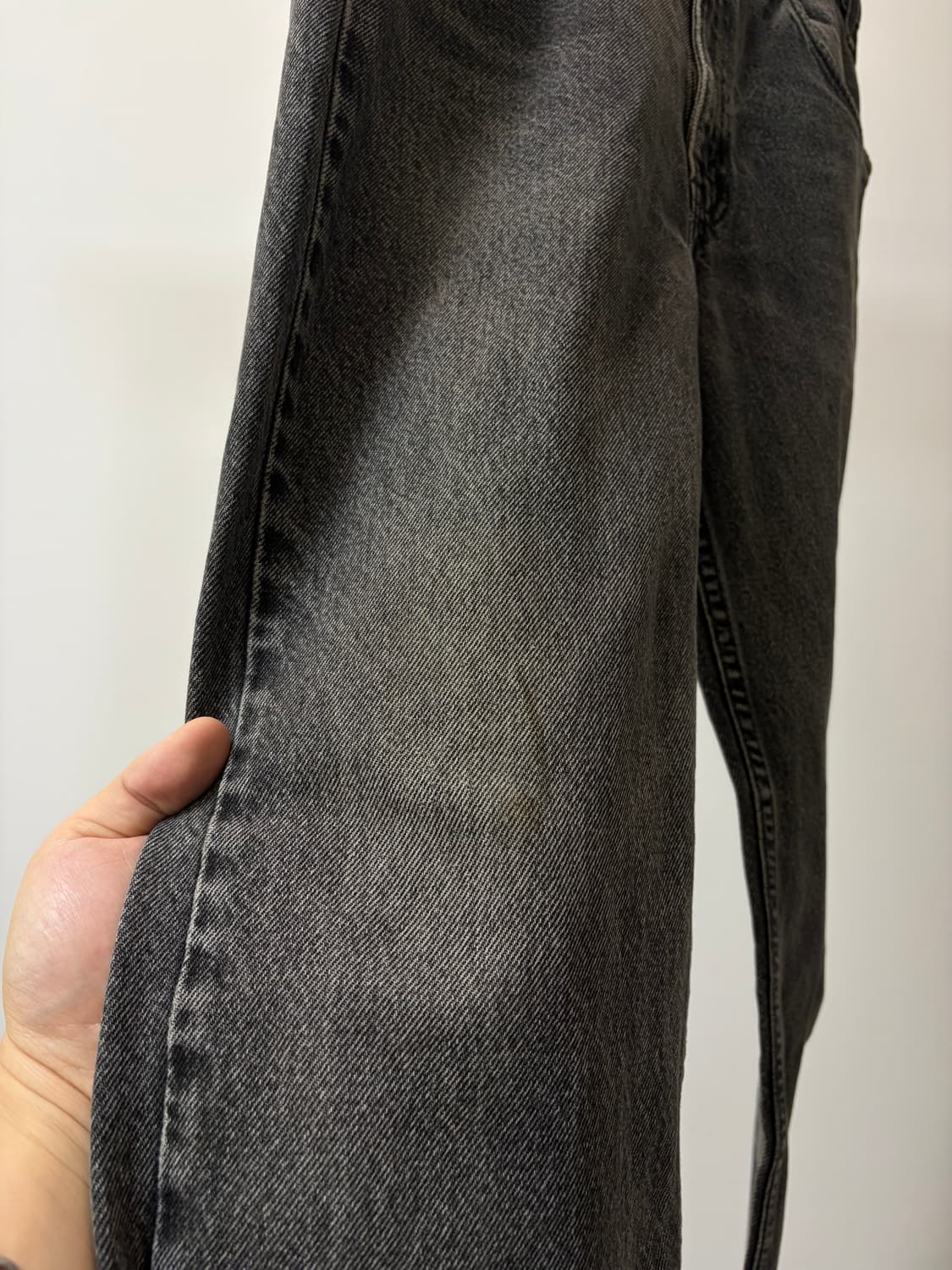 (30) 90s levis505 오렌지탭 흑청 데님팬츠 상품이미지8