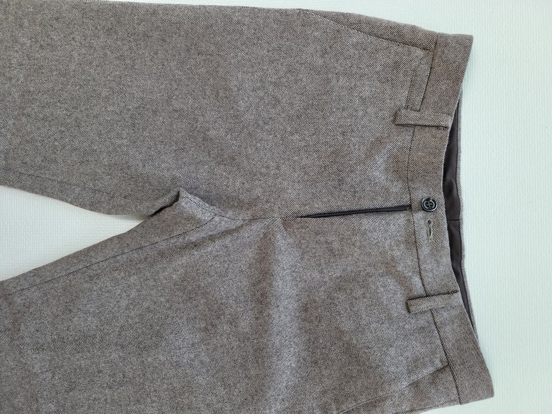 언더우드 UNDERWOOD 남자 헤링본 모직 바지 32 브라운 상품이미지4