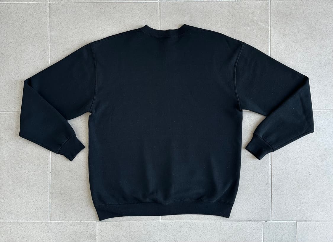 90s 빈티지 러셀 스웻셔츠 블랙 L USA 상품이미지2