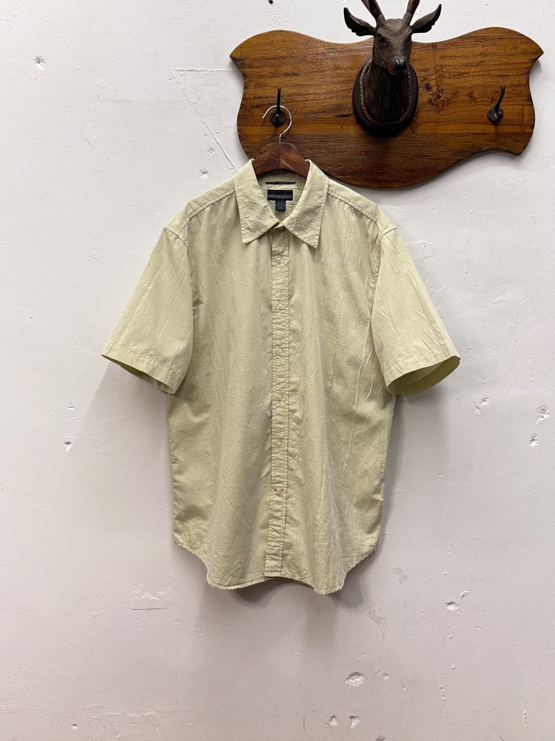GUESS Crinkled Short Sleeve Shirt 상품이미지1