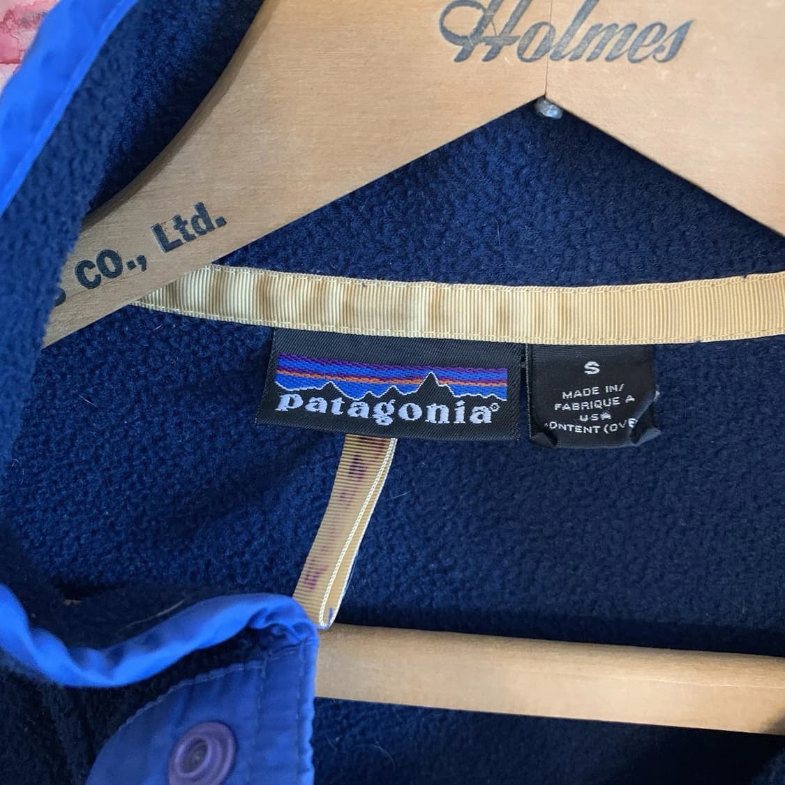 90s 파타고니아 신칠라 스냅-T 네이비/블루 USA 상품이미지3