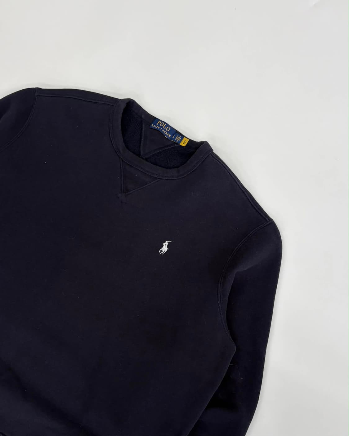 [L] 폴로 랄프로렌 신형 큐알택 네이비 맨투맨 스웻셔츠 상품이미지5