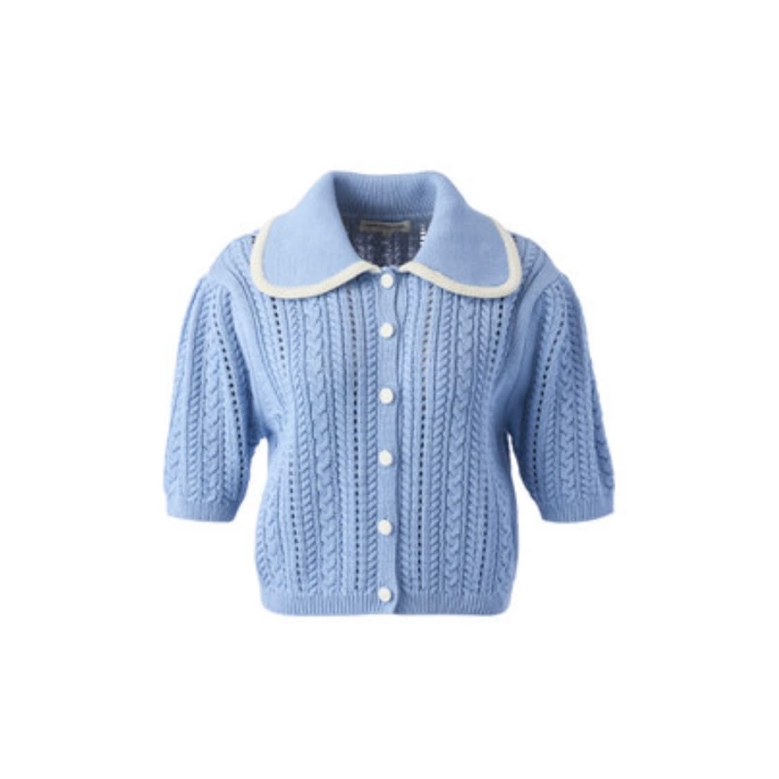 택O) [s] 유어네임히얼 솜사탕 가디건 라이트 블루 [한선화 착용] 상품이미지1