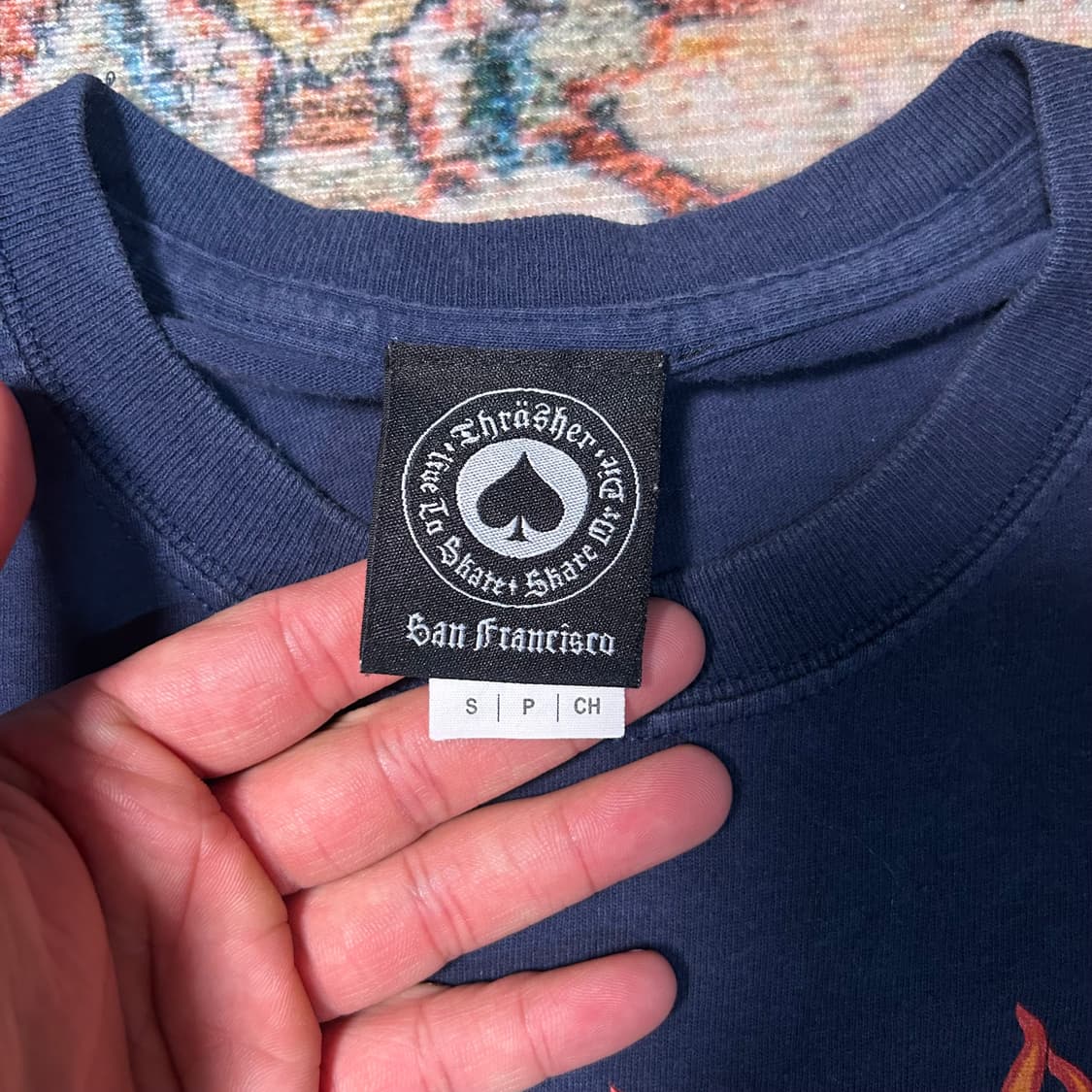 [S] 트레셔 플레임 로고 반팔 상품이미지3