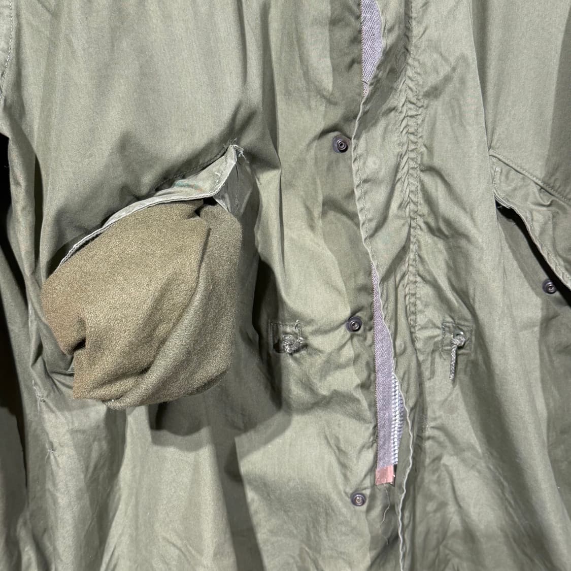 미군 오리지널 70s M-65 피쉬테일 파카 SR 105 상품이미지4