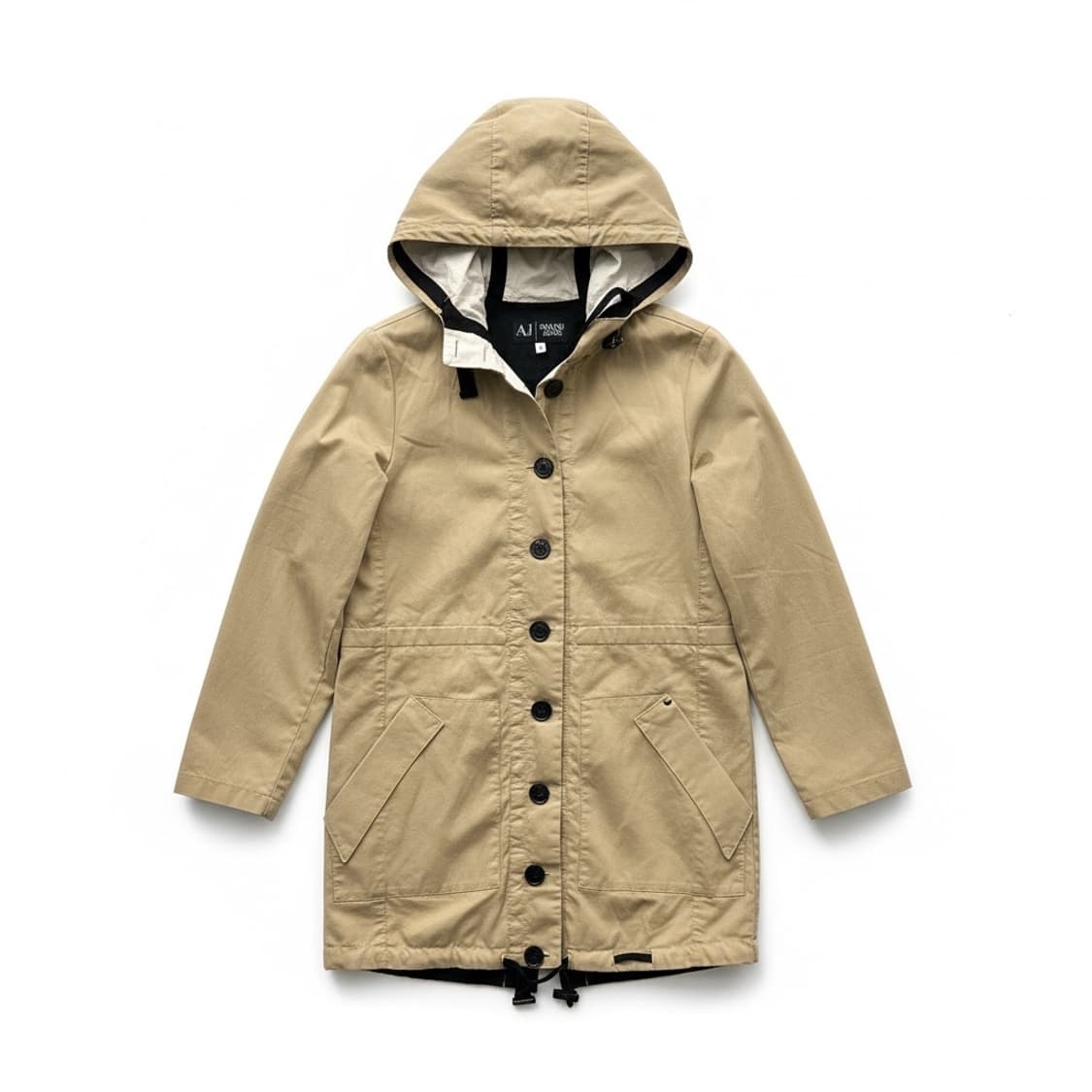 AJ 아르마니 후드 코트 베이지 상품이미지1