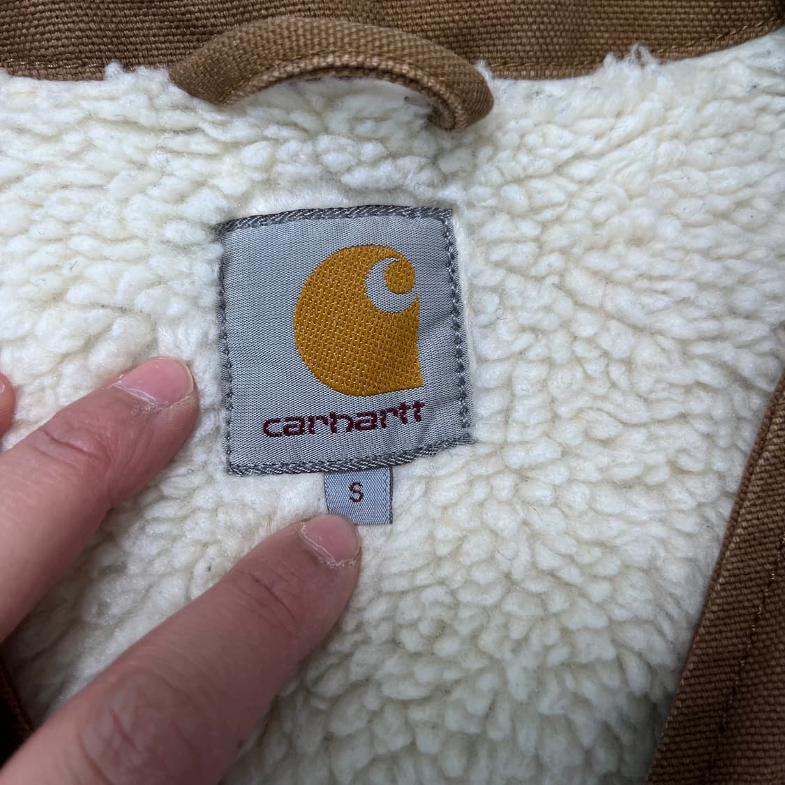 95 칼하트 빈티지 양털 조끼 상품이미지3
