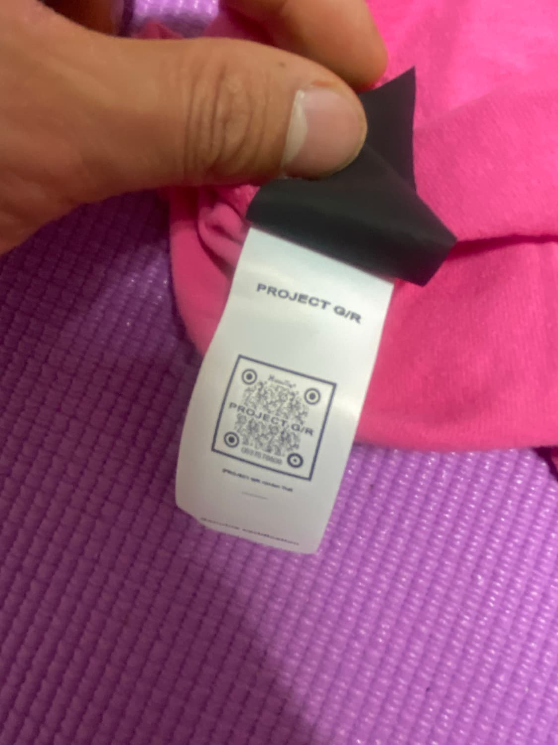 프로젝트 GR 오르가즘 도너 티셔츠 더티핑크 (1사이즈) 상품이미지5