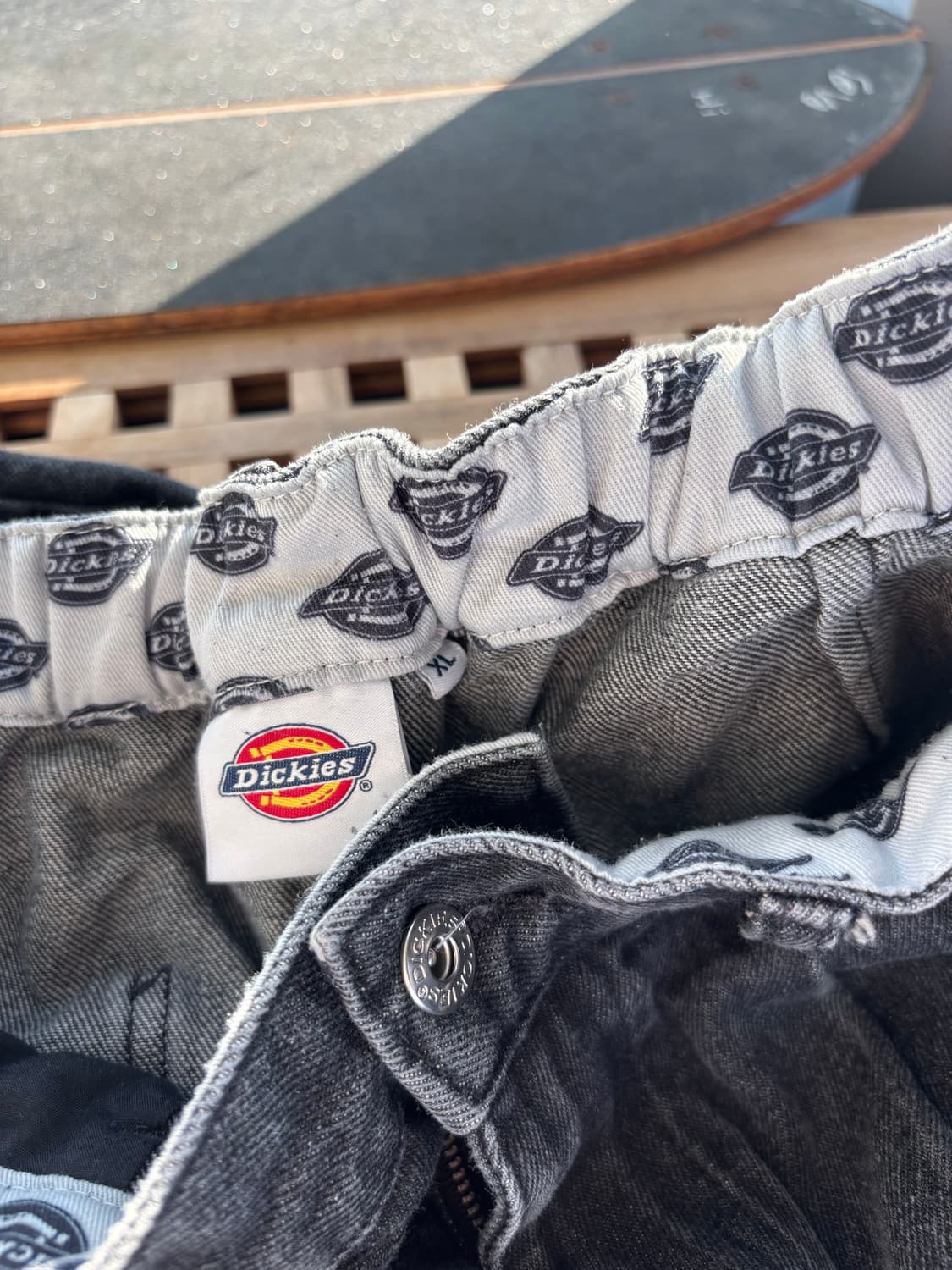 디키즈 흑청 밴딩 카펜터 팬츠 xl 상품이미지3