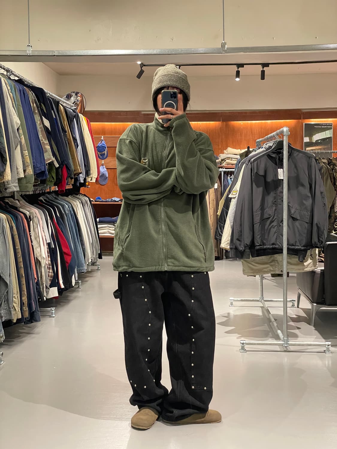 빈티지 플리스 자켓   상품이미지5