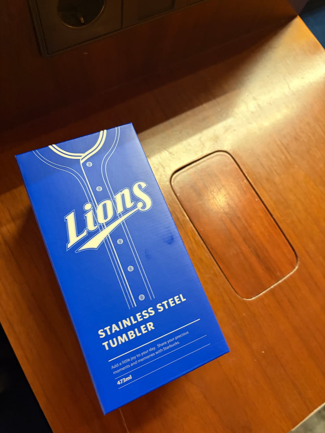 스타벅스 KBO 삼성 라이온즈 캔쿨러 텀블러 473ml 미개봉 판매 상품이미지1