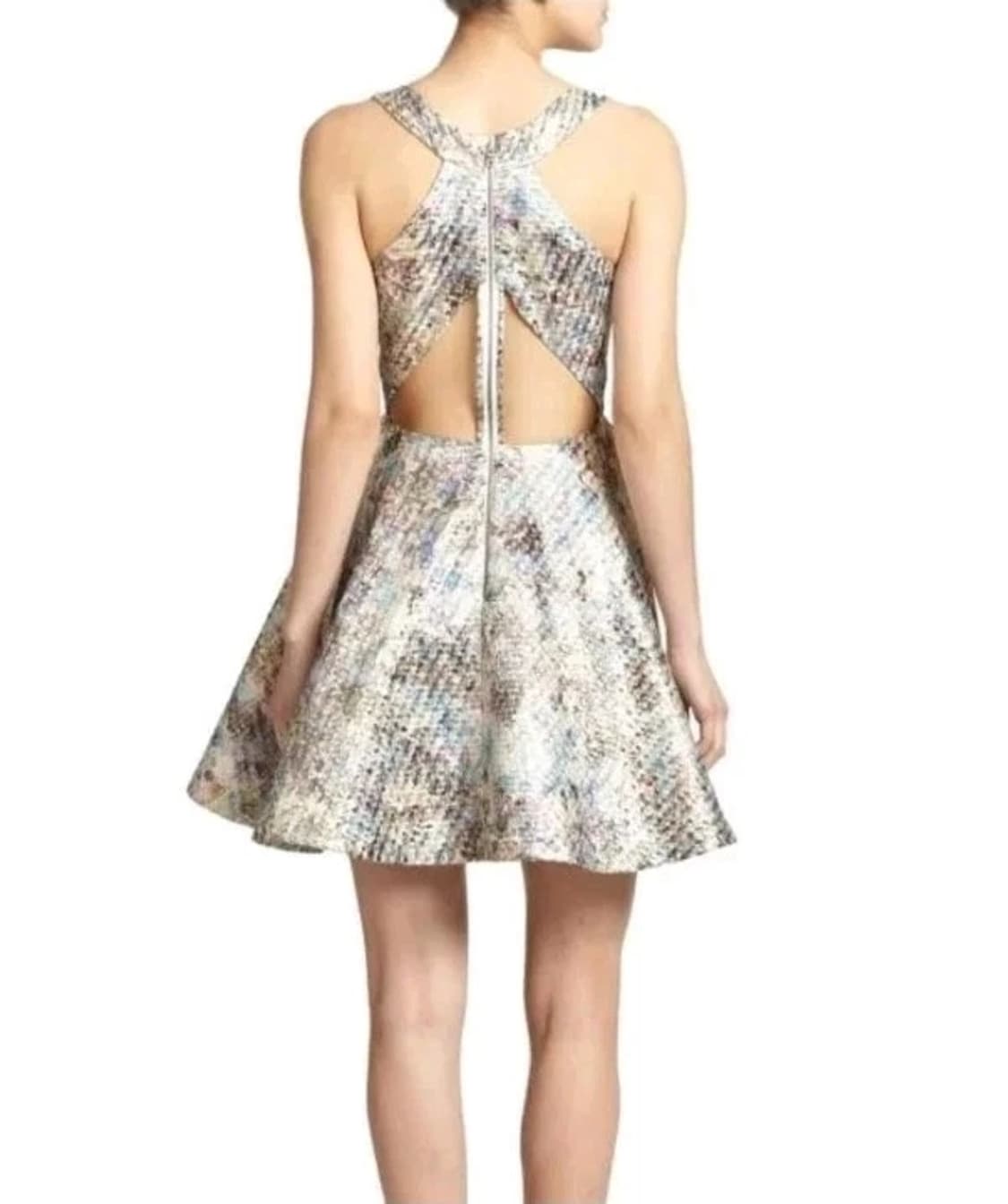 Alice + Olivia Portl Jacquard Metallic 상품이미지2